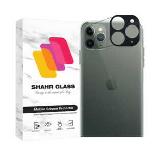 محافظ لنز دوربین شهر گلس مدل PLATINSHAHR مناسب برای گوشی موبایل اپل iPhone 11 Pro Max / 11 Pro